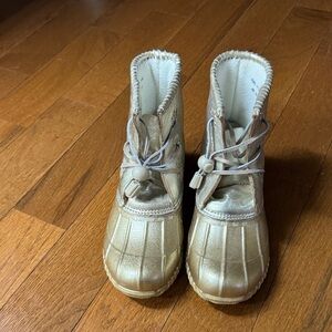 Jack Rogers Gold Kids Boots 4